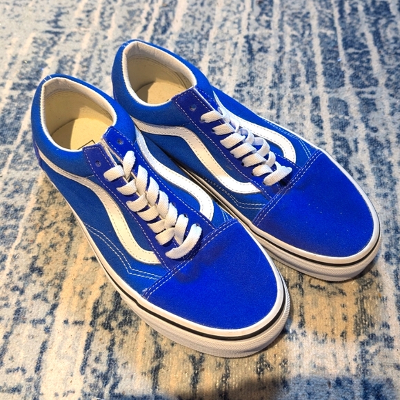 Royal Blue Classic Old-Skool Vans - Picture 1 of 3